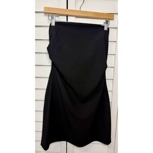 Zara Strapless Mini Dress Party Cocktail Evening Women's Size Small Black NWOT
